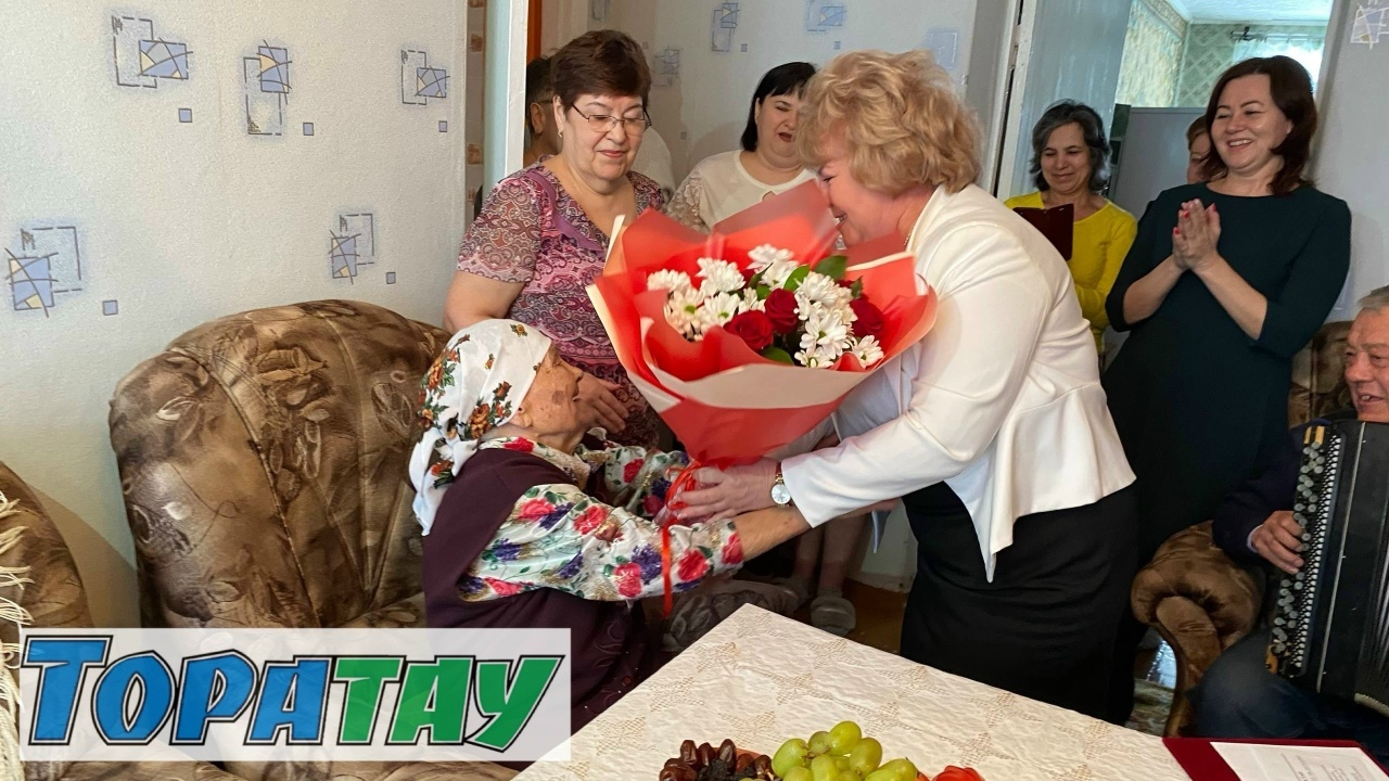 Ишембайҙа тағы бер йөҙйәшәр инәй үҙенең ғүмер байрамын билдәләне