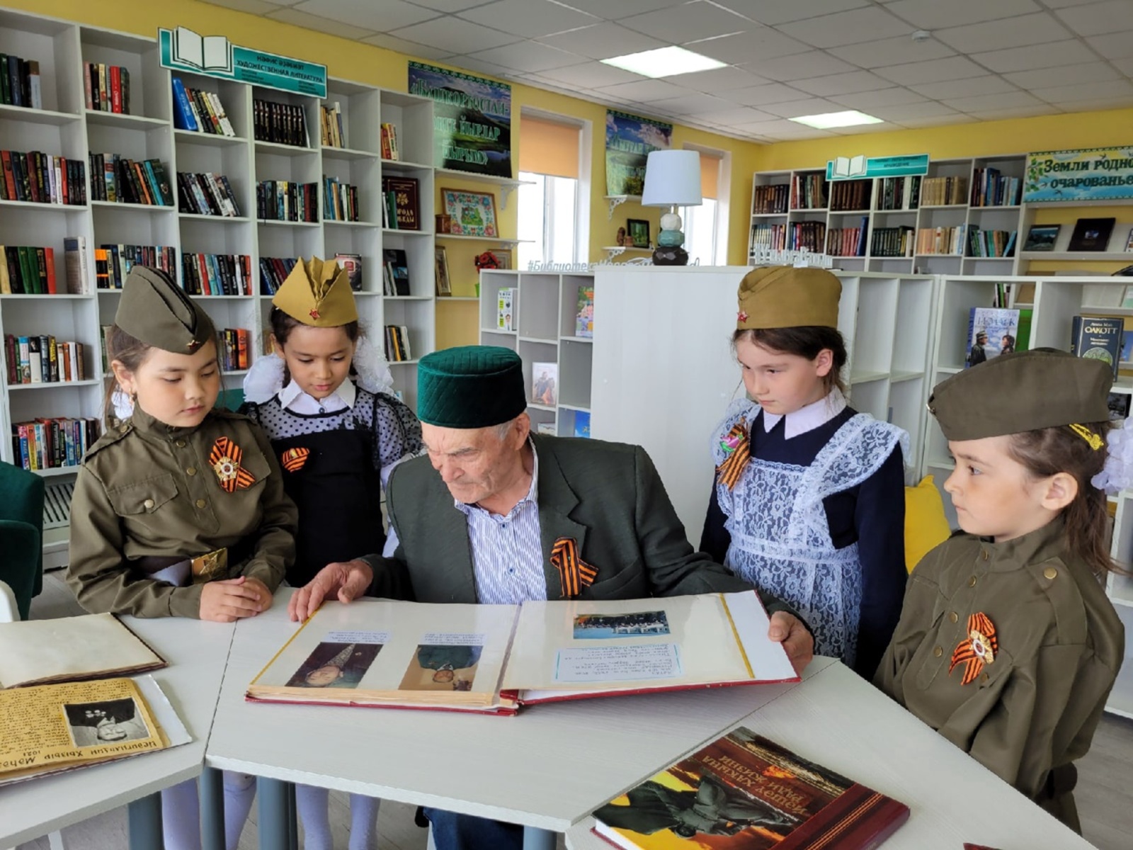 В библиотеке села Верхнеиткулово провели час памяти