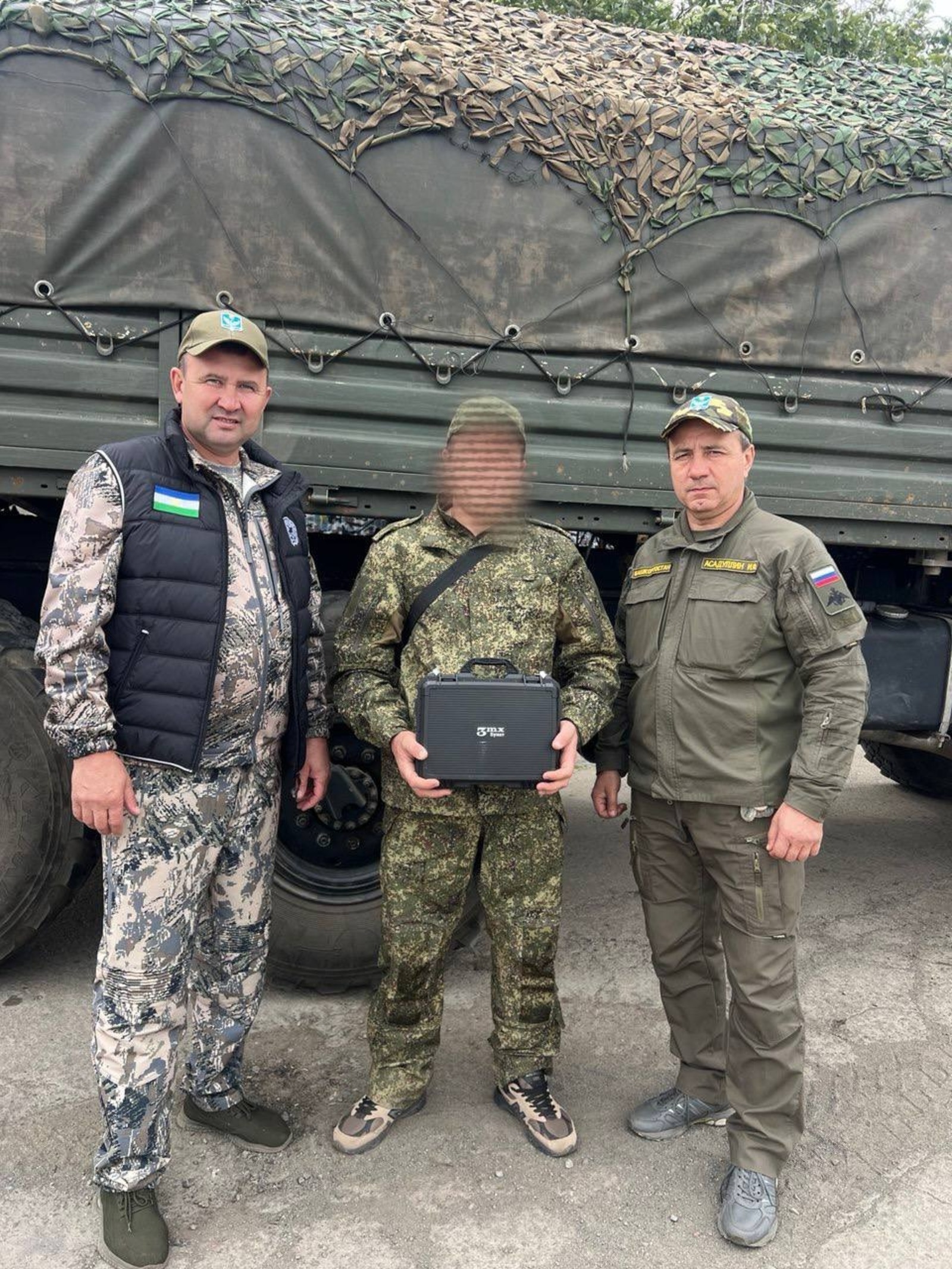 Бойцы из Башкирии получили от земляков детекторы дронов